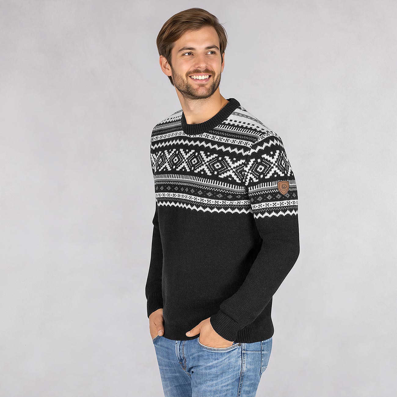 giesswein-nordic-sweater-herren-merino-lambswool-pullover image 8