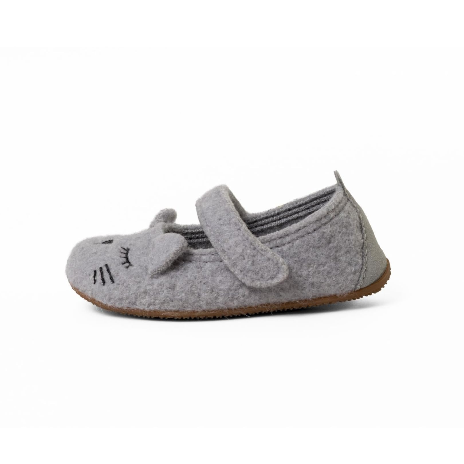 living-kitzb-hel-unisex-kinder-slipper-4024-0328-woll-hausschuh-k-tzchen-mit-kle image 2