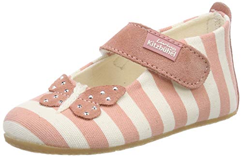 living-kitzb-hel-babyballerina-streifen-und-schmetterling-m-dchen-hausschuhe image 8