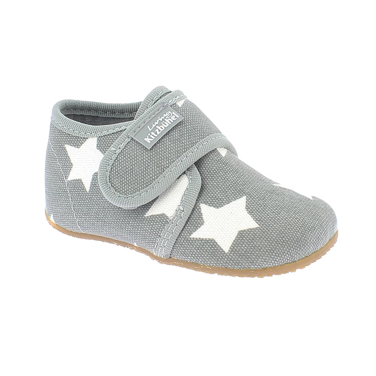 living-kitzb-hel-babyklettschuh-sterne-lauflern-hausschuh-mit-klett image 1
