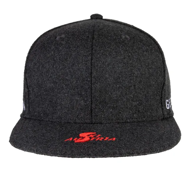 giesswein-ski-austria-snapback-cap-loden-sv-cap-schwarz-mit-3d-stick image 1
