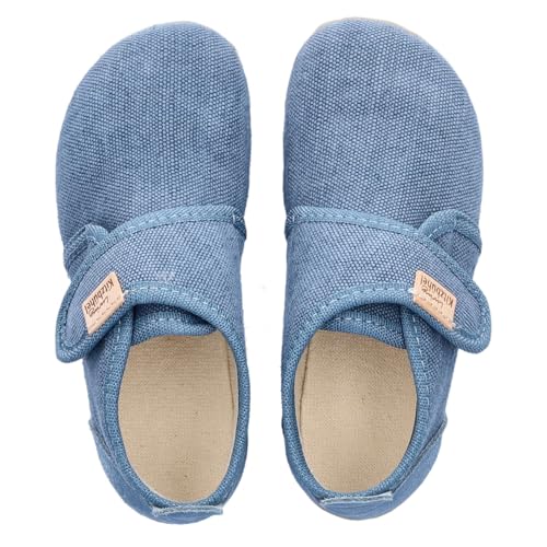 living-kitzb-hel-babyklettschuh-ulli-uni-dark-rose-cloud-baumwolle-mid-cut image 8