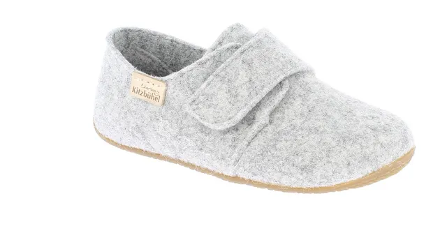 living-kitzb-hel-unisex-kinder-babyklettschuh-filz-unifarben-hausschuh image 1