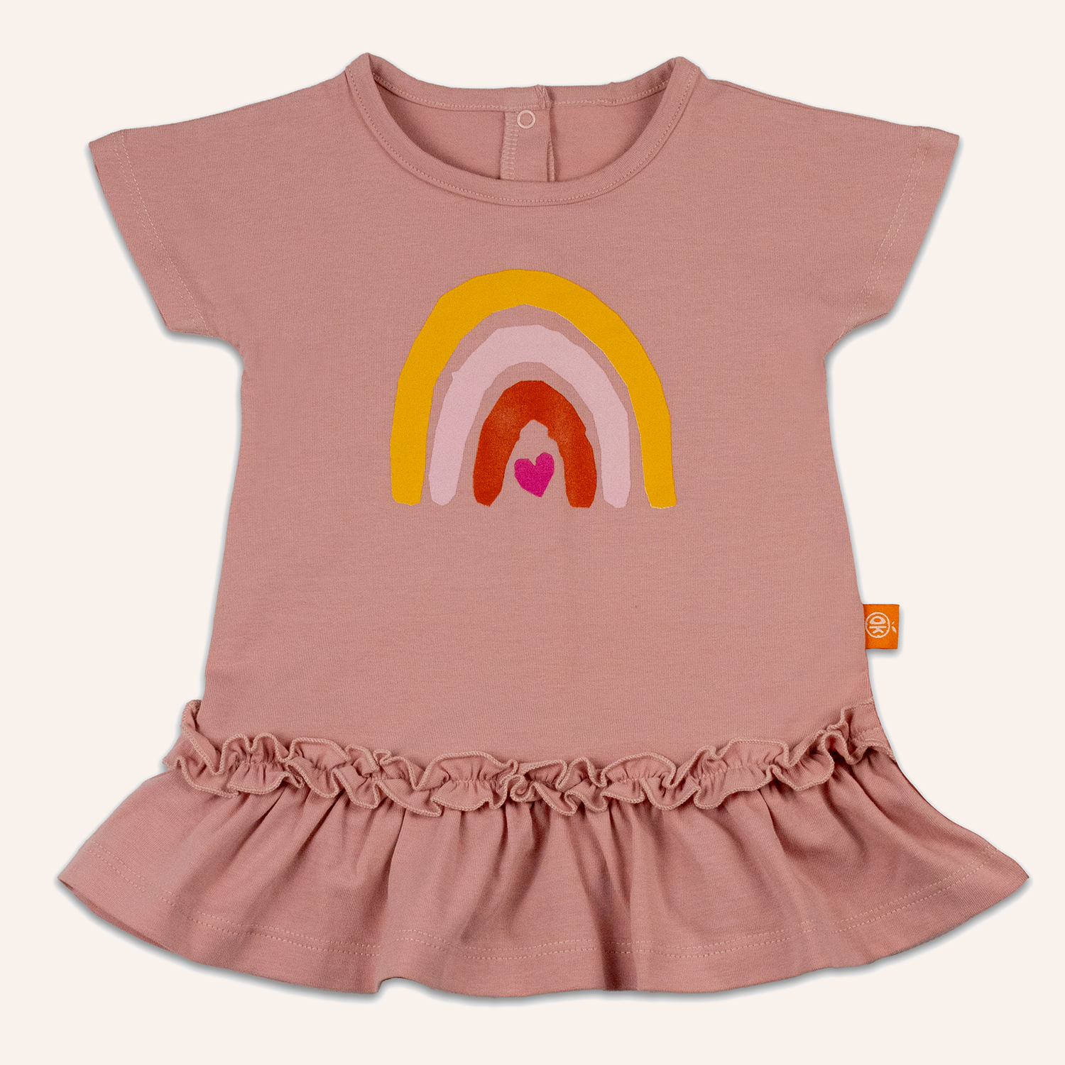 orangenkinder-top-rainbow-pink-kinder-top-aus-baumwoll-jersey image 1