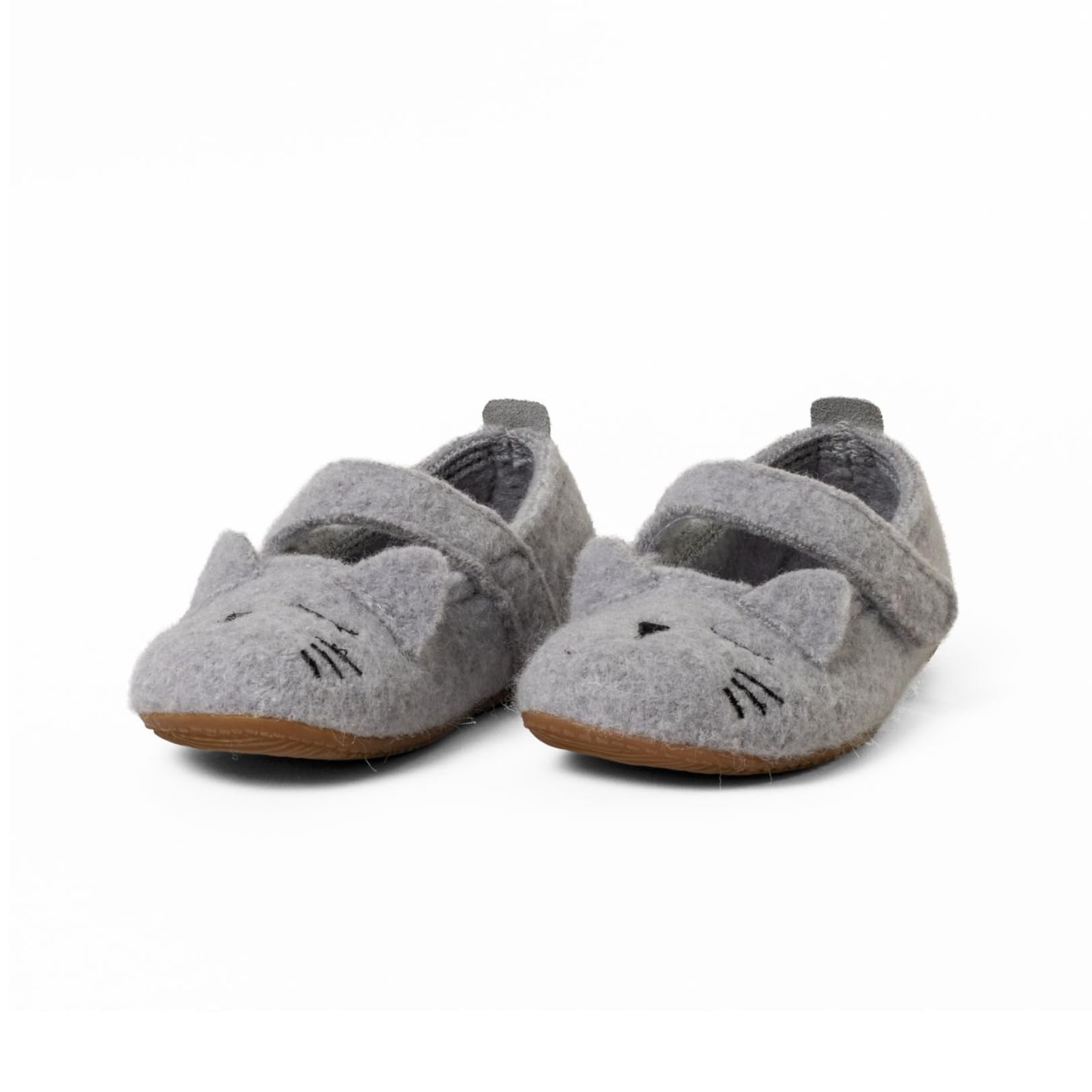 living-kitzb-hel-unisex-kinder-slipper-4024-0328-woll-hausschuh-k-tzchen-mit-kle image 1