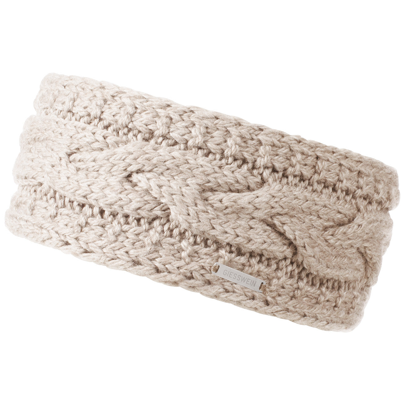 giesswein-headband-stirnberg-stirnband-damen-schwarz-zopfmuster-fleece image 7