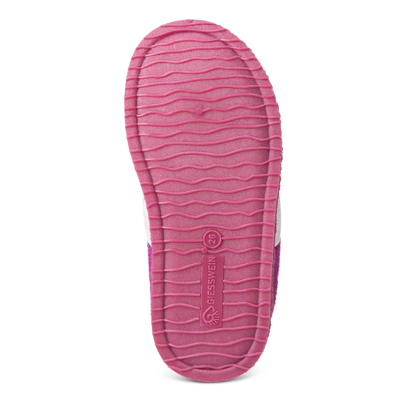 giesswein-treffelstein-m-dchen-hausschuhe-wolle-pink-mit-glitzer-gummiband image 5