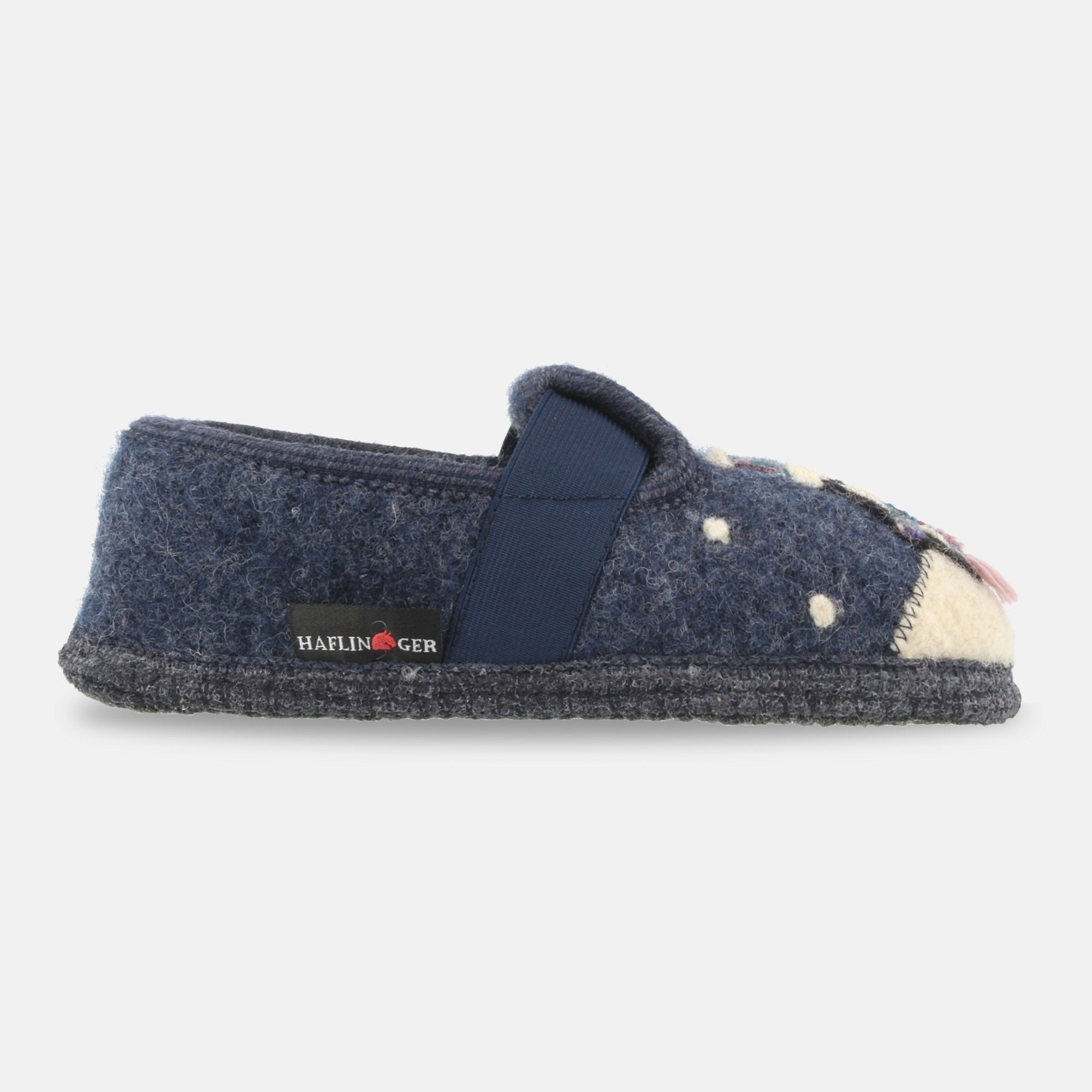 haflinger-slipper-pinguin-kinder-hausschuh-wollwalk-mit-gummizug image 3