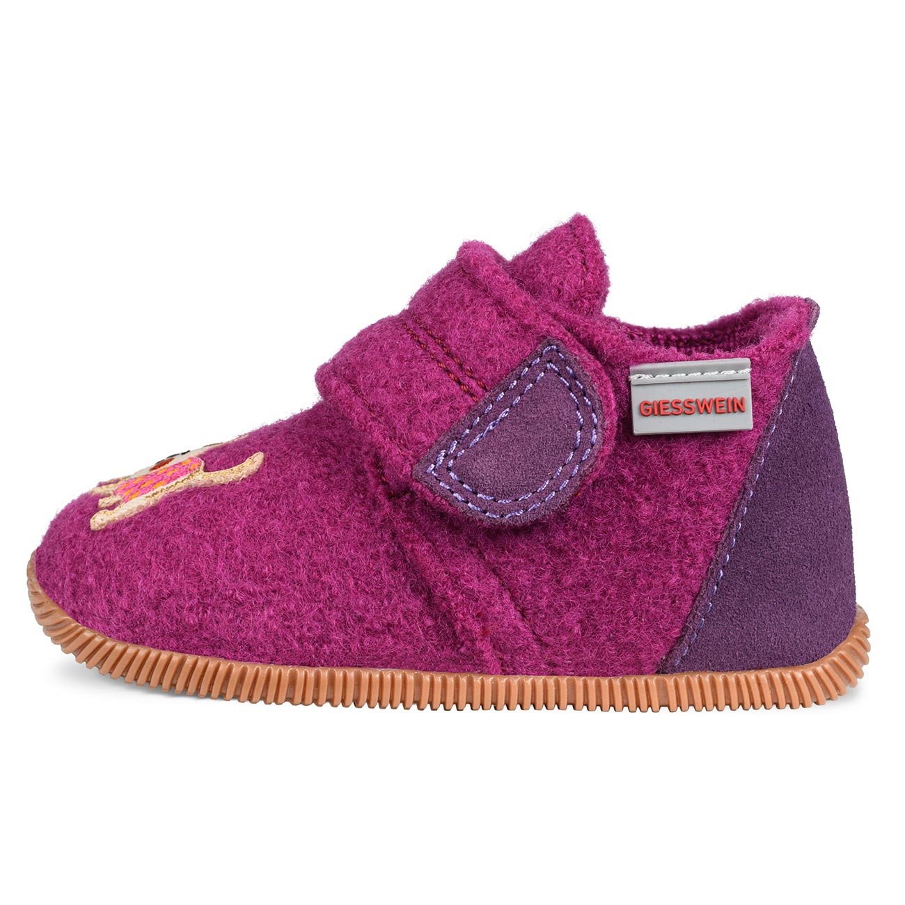 giesswein-overath-slim-fit-kinder-hausschuhe-wolle-pink image 4