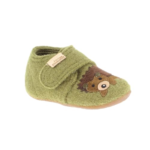 living-kitzb-hel-babyklettschuh-igel-und-pilz-hausschuh-jungen image 5