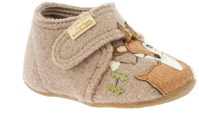 living-kitzb-hel-babyklettschuh-rehkitz-timeless-taupe image 1