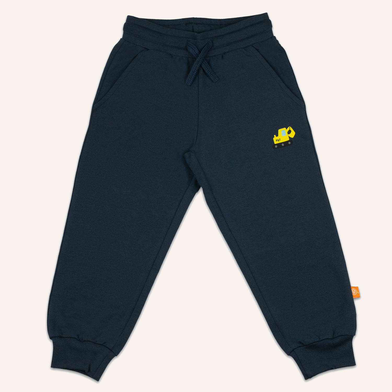 orangenkinder-bagger-jogginghose-blau-kinderhose-aus-baumwolle image 1