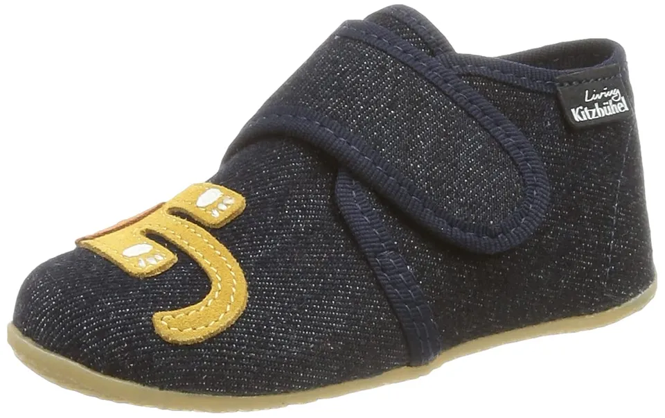 living-kitzb-hel-babyklettschuh-tiger-fu-ball-hausschuh-jungen image 1