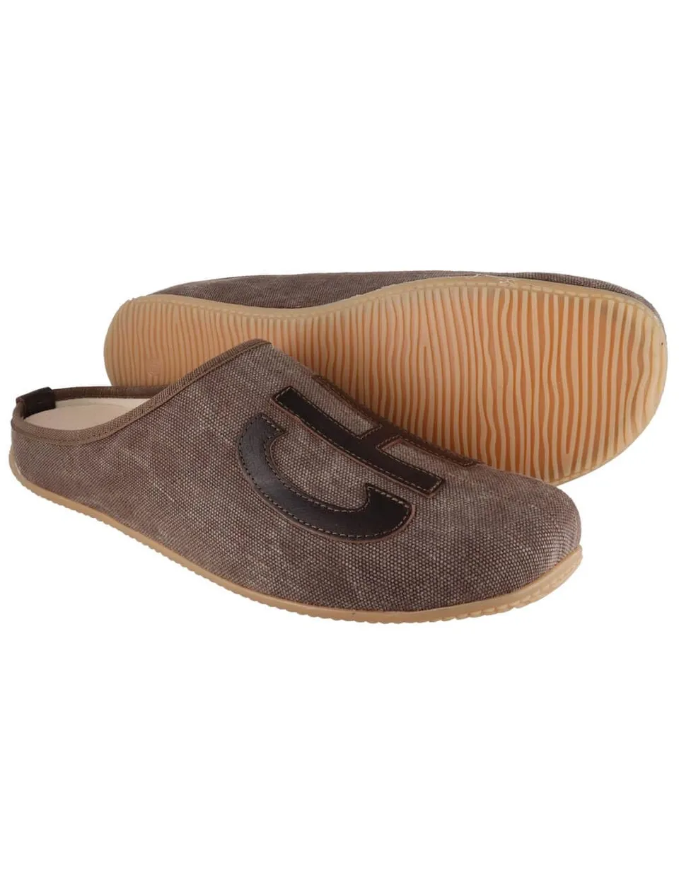 living-kitzb-hel-chill-pantoffel-wood-herren-gr-e-47-baumwolle-jute-leder image 1