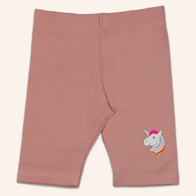 orangenkinder-einhorn-stella-kurze-leggings-pink-baby-kleinkind image 1