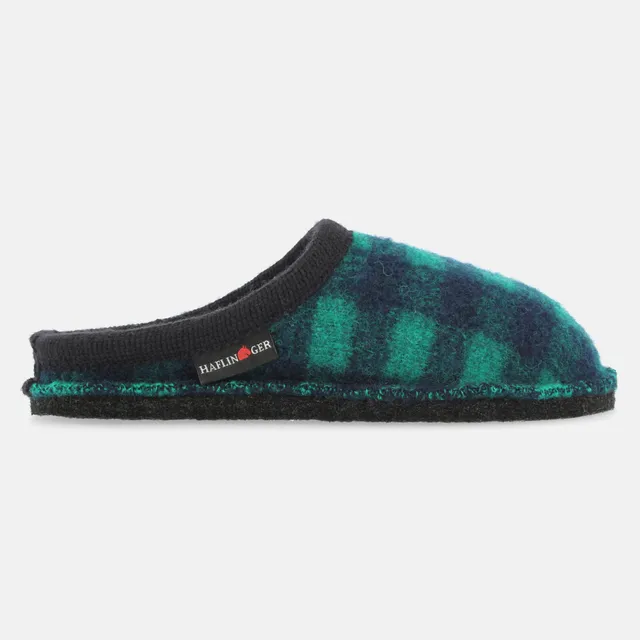 haflinger-flair-plaid-wollwalk-hausschuh-mit-filzsohle image 1
