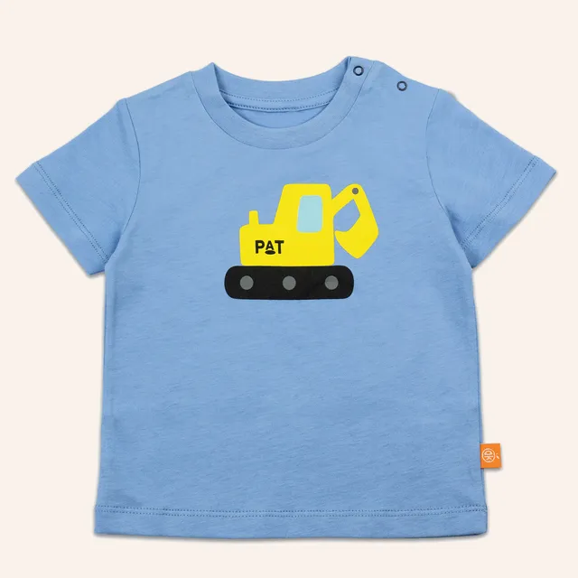 orangenkinder-bagger-t-shirt-hellblau-aus-baumwoll-jersey image 1