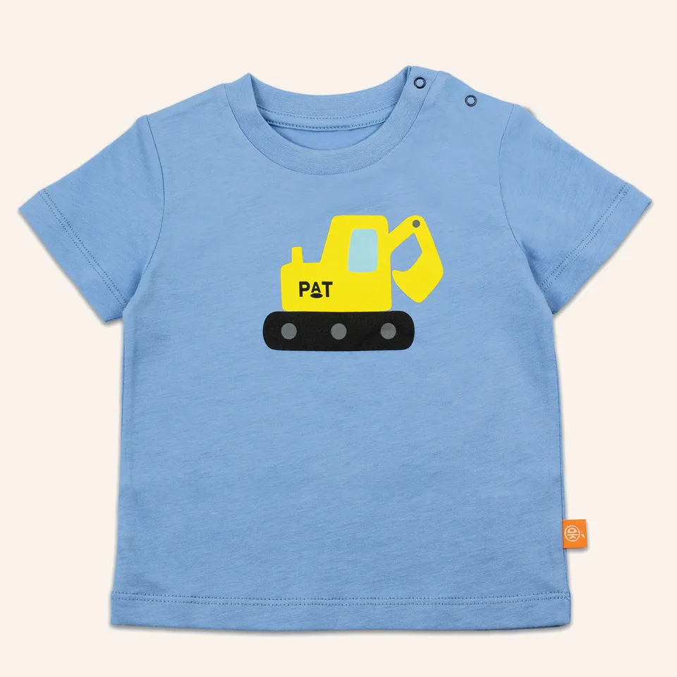 orangenkinder-bagger-t-shirt-hellblau-aus-baumwoll-jersey image 1