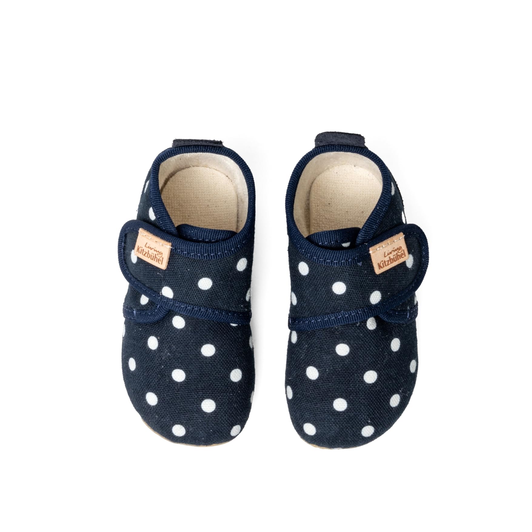 living-kitzb-hel-pauli-p-nktchen-baby-krabbelschuh-baumwolle-mit-klettverschluss image 5