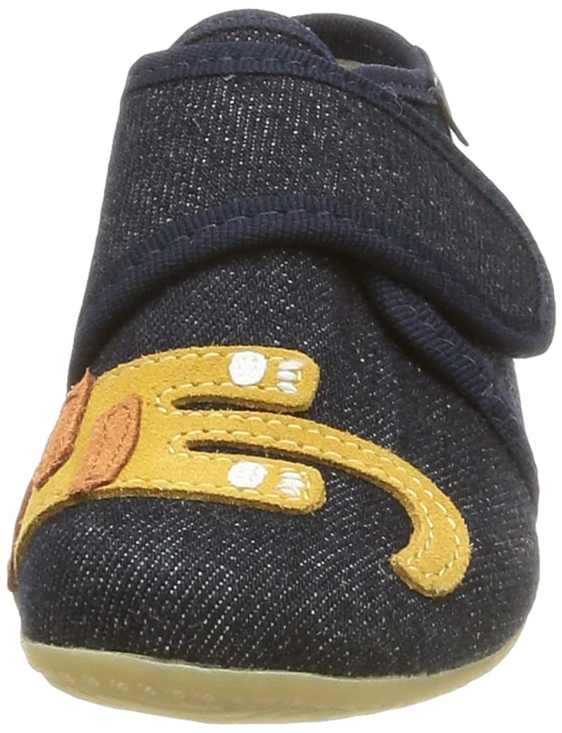 living-kitzb-hel-babyklettschuh-tiger-fu-ball-hausschuh-jungen image 2