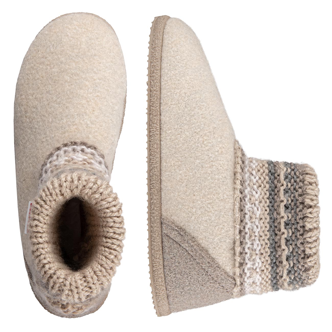 giesswein-kiel-damen-hausschuh-woll-slipper-hoch-norweger-blau image 2