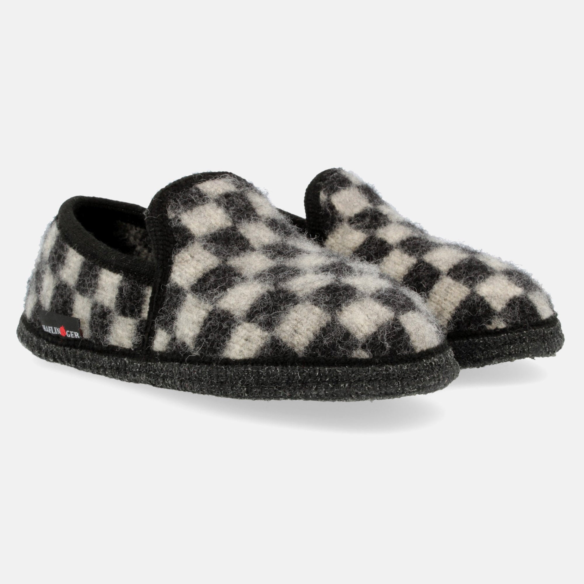 haflinger-loafer-chess-pantoffeln-mit-karo-design image 8
