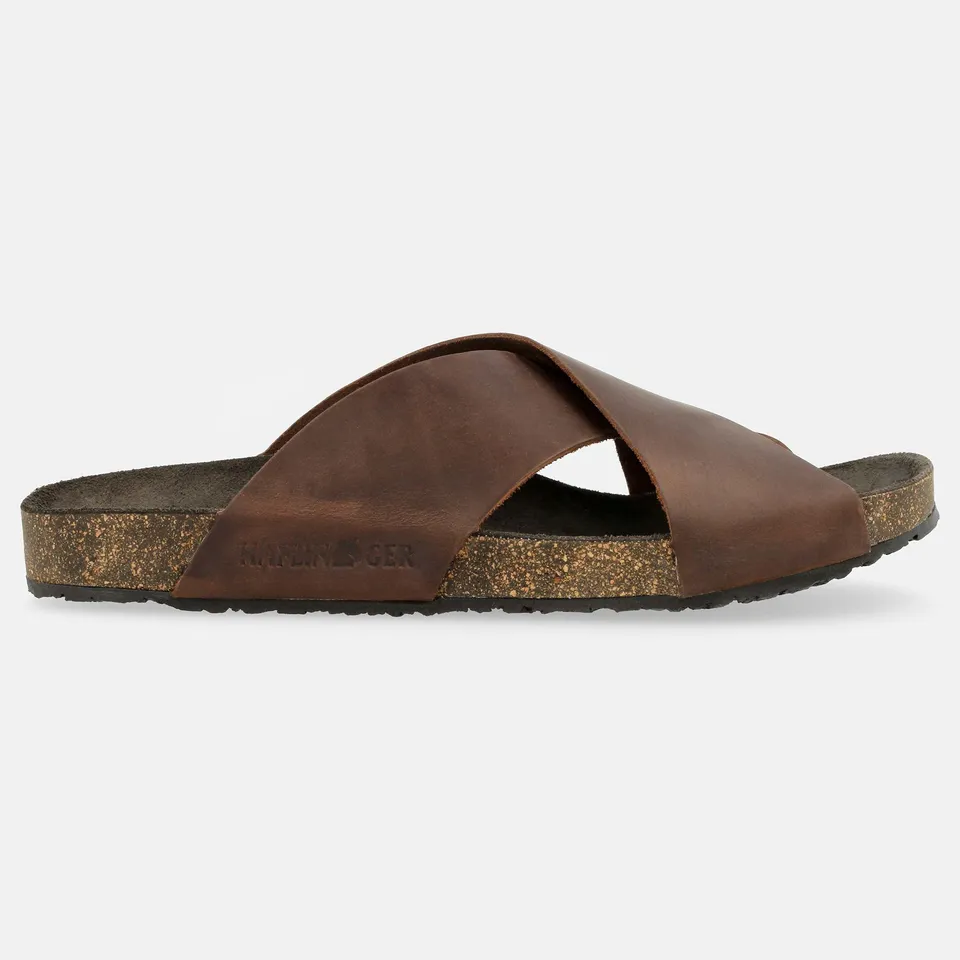 haflinger-mio-ungef-ttert-bio-pantolette-leder-mit-kork-latex-fu-bett image 1