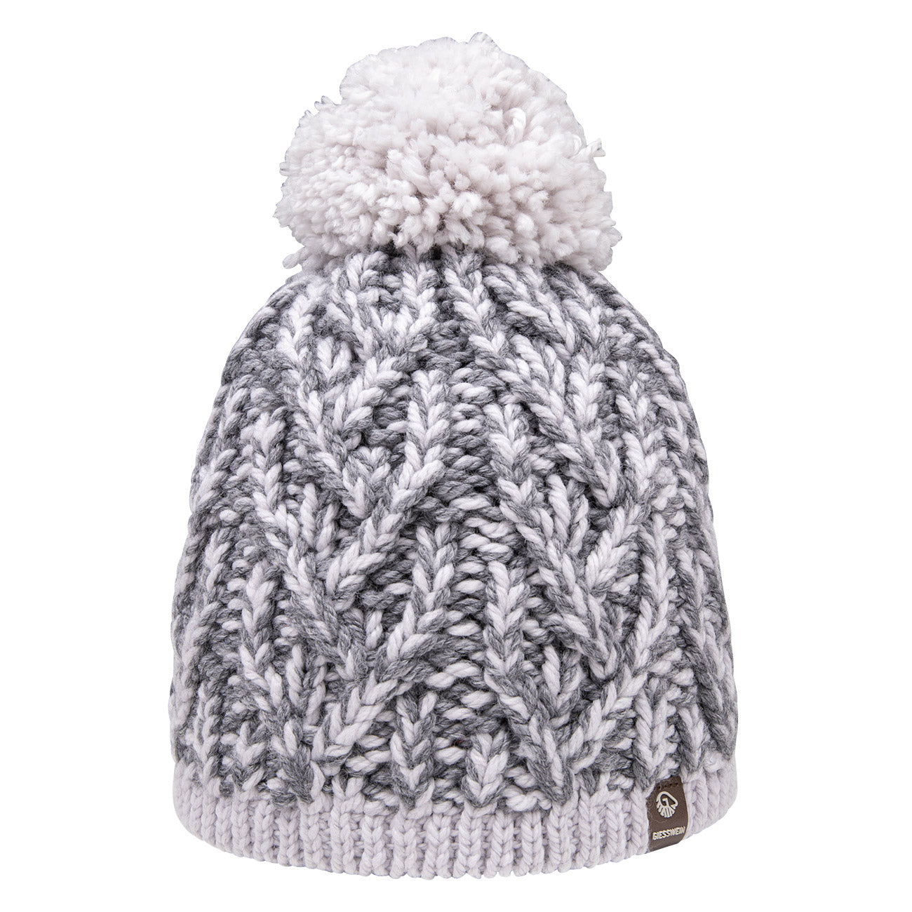 giesswein-beanie-seek-pfle-grobstrick-m-tze-mit-bommel-und-fleece image 3
