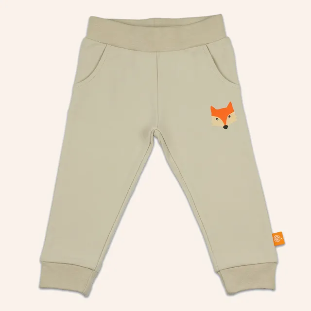 orangenkinder-fuchs-jogginghose-beige-aus-baumwolle image 1