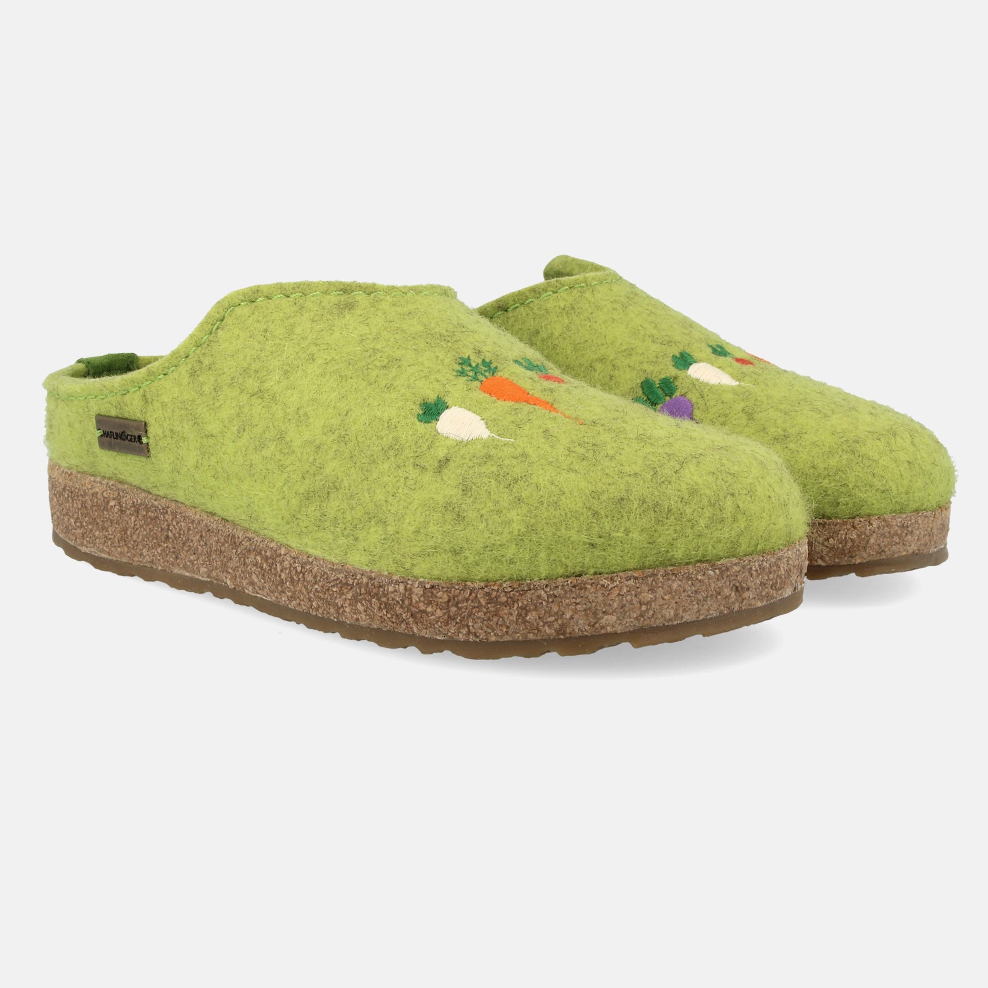 haflinger-grizzly-r-bli-wollfilz-hausschuh-mit-r-ben-applikation image 2