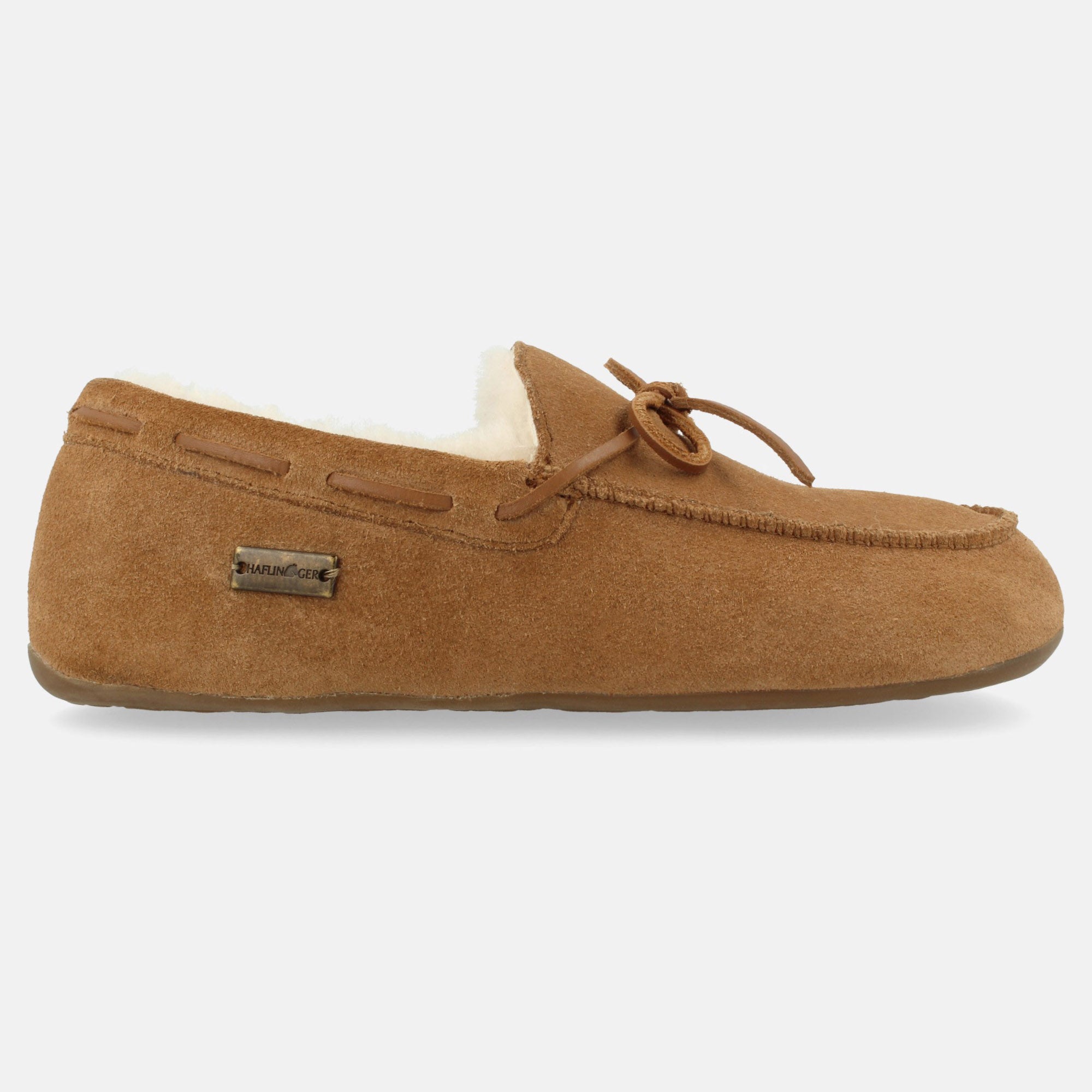 haflinger-yumah-lammfell-mokassin-slipper-mit-herausnehmbarer-einlage image 1