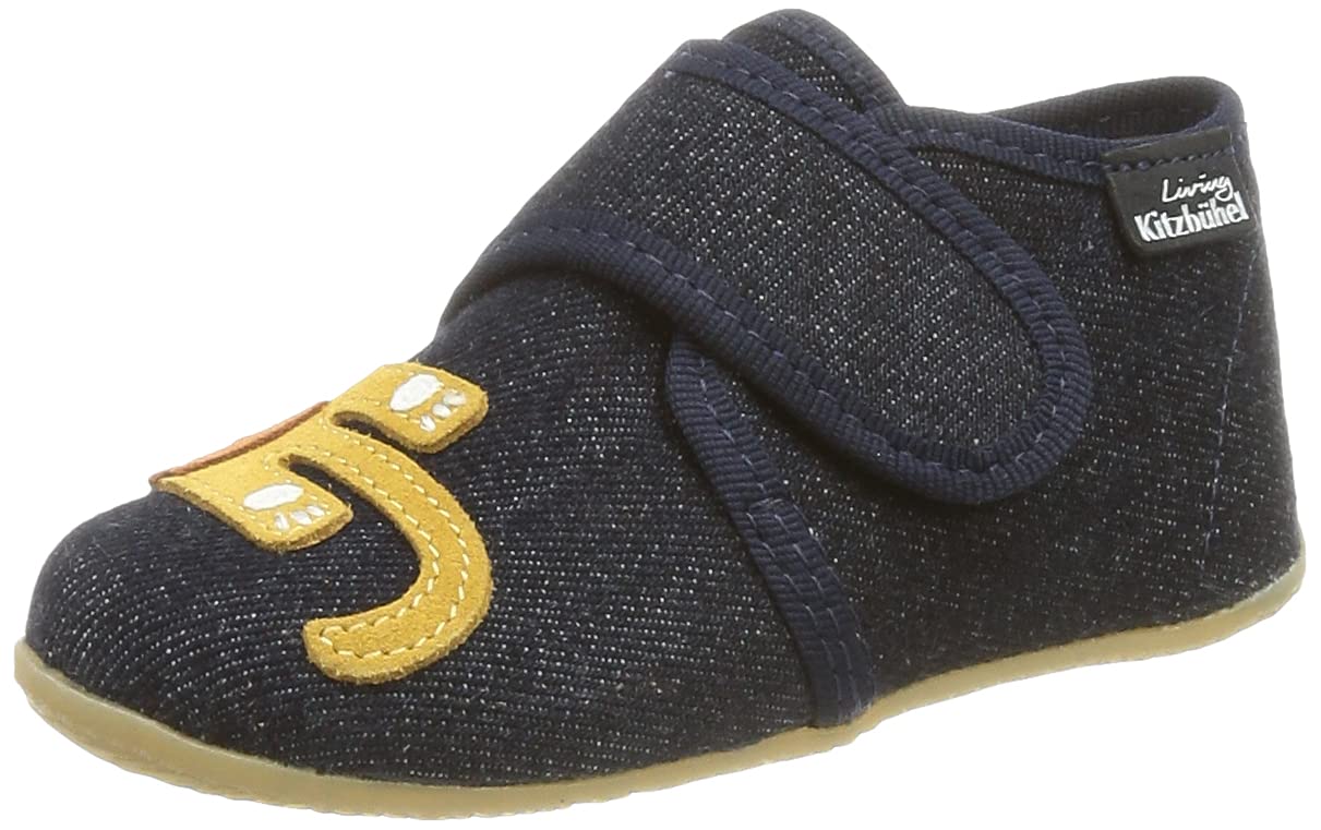 living-kitzb-hel-babyklettschuh-tiger-fu-ball-hausschuh-jungen image 1