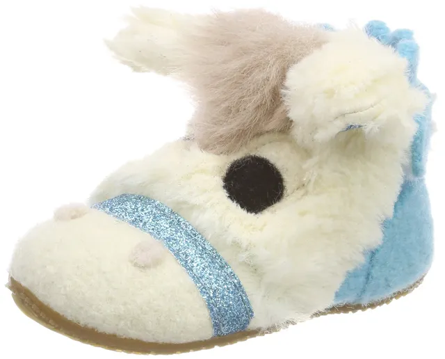 living-kitzb-hel-babyklett-pferd-hausschuhe-m-dchen-rosa-t-rkis image 1